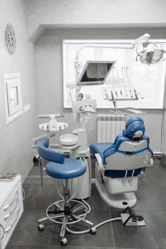 Clean minimalist dental office